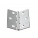 NICKEL PLATED BRASS FLAT HINGE 60x50 ITALY
